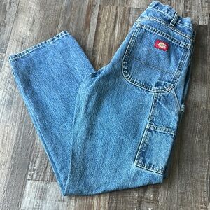Dickies Relaxed Blue Jeans Classic Workwear Style